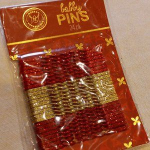 *NEW* GLITTERY bobby pins (24) - 2 packs